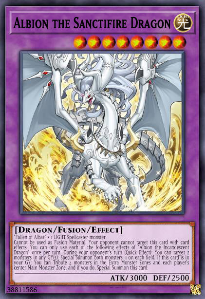 Albion the Sanctifire Dragon - MP24-EN082 - Prismatic Secret Rare 1st Edition