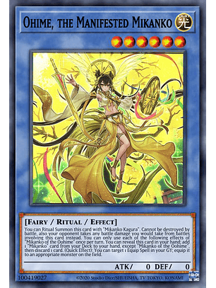 Ohime the Manifested Mikanko - MP24-EN135 - Prismatic Secret Rare 1st Edition