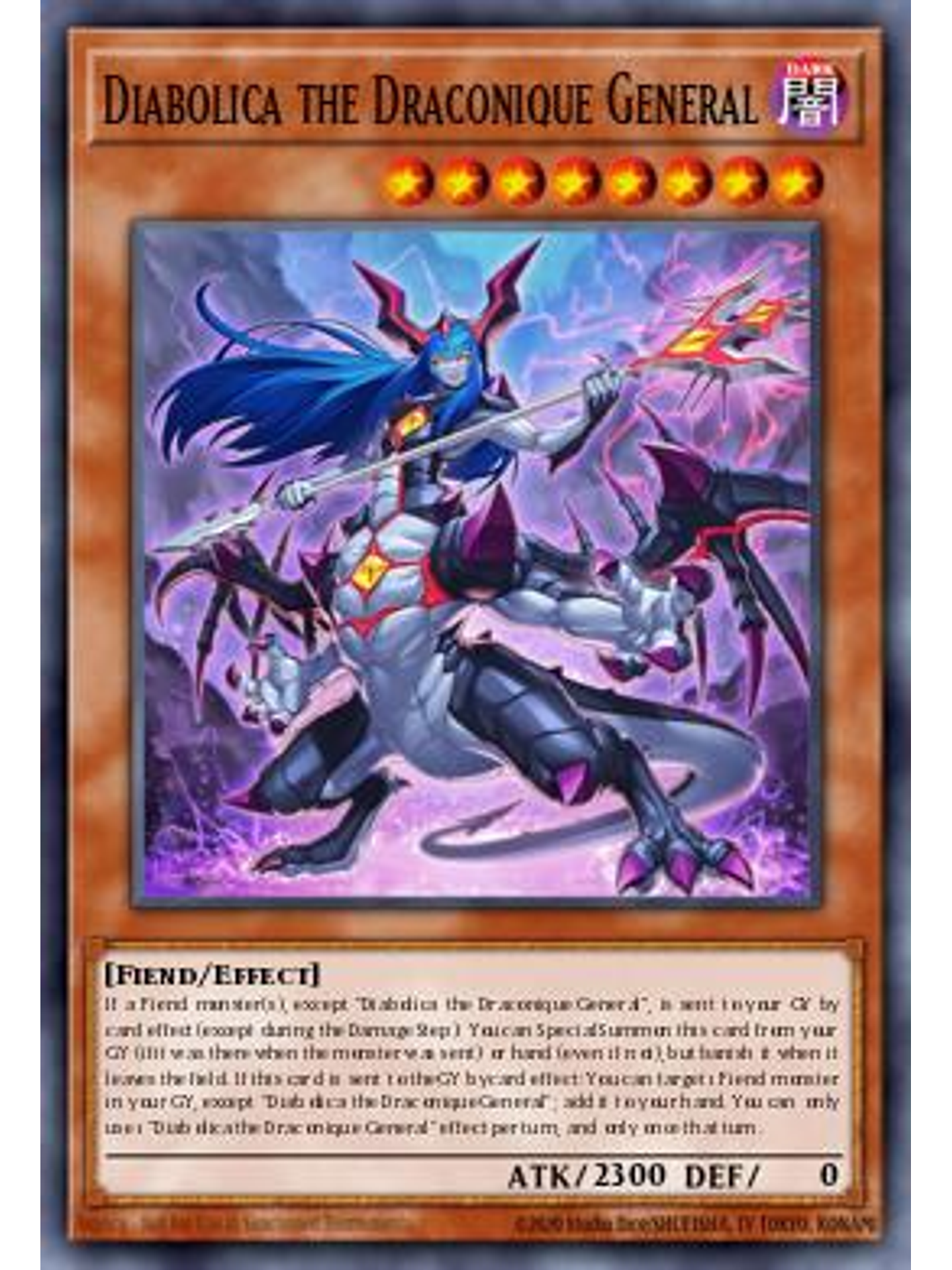 Diabolica the Draconique General - MP24-EN230 - Ultra Rare 1st Edition 1