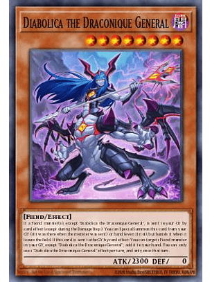 Diabolica the Draconique General - MP24-EN230 - Ultra Rare 1st Edition