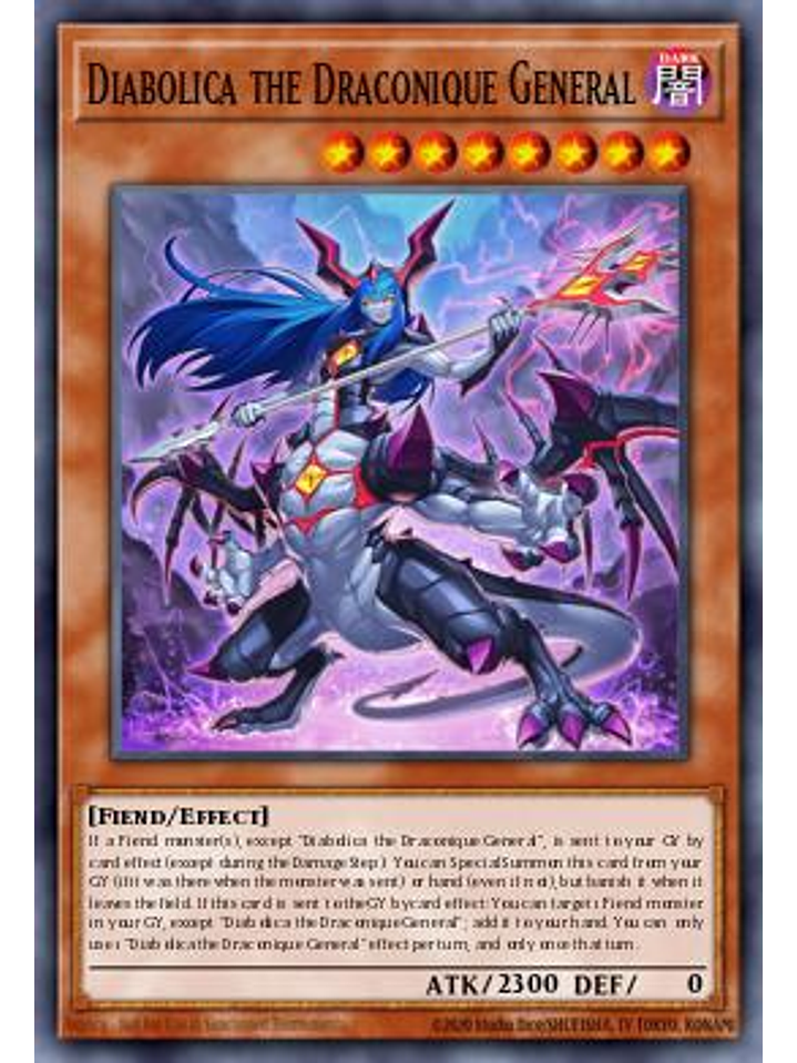 Diabolica the Draconique General - MP24-EN230 - Ultra Rare 1st Edition 1