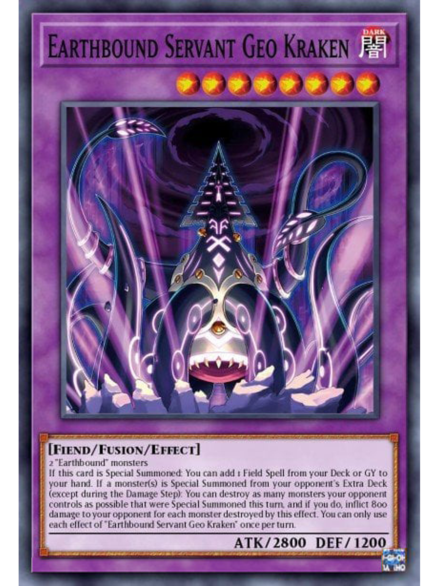 Earthbound Servant Geo Kraken - MP24-EN276 - Ultra Rare 1st Edition 1