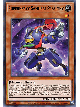 Superheavy Samurai Stealthy - MP24-EN337 - Common 1st Edition