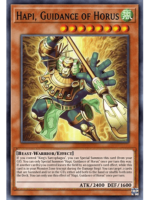 Hapi, Guidance of Horus - MP24-EN234 - Ultra Rare 1st Edition