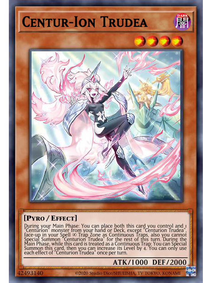 Centur-Ion Trudea - MP24-EN144 - Prismatic Secret Rare 1st Edition 1
