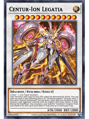 Centur-Ion Legatia - MP24-EN145 - Prismatic Secret Rare 1st Edition