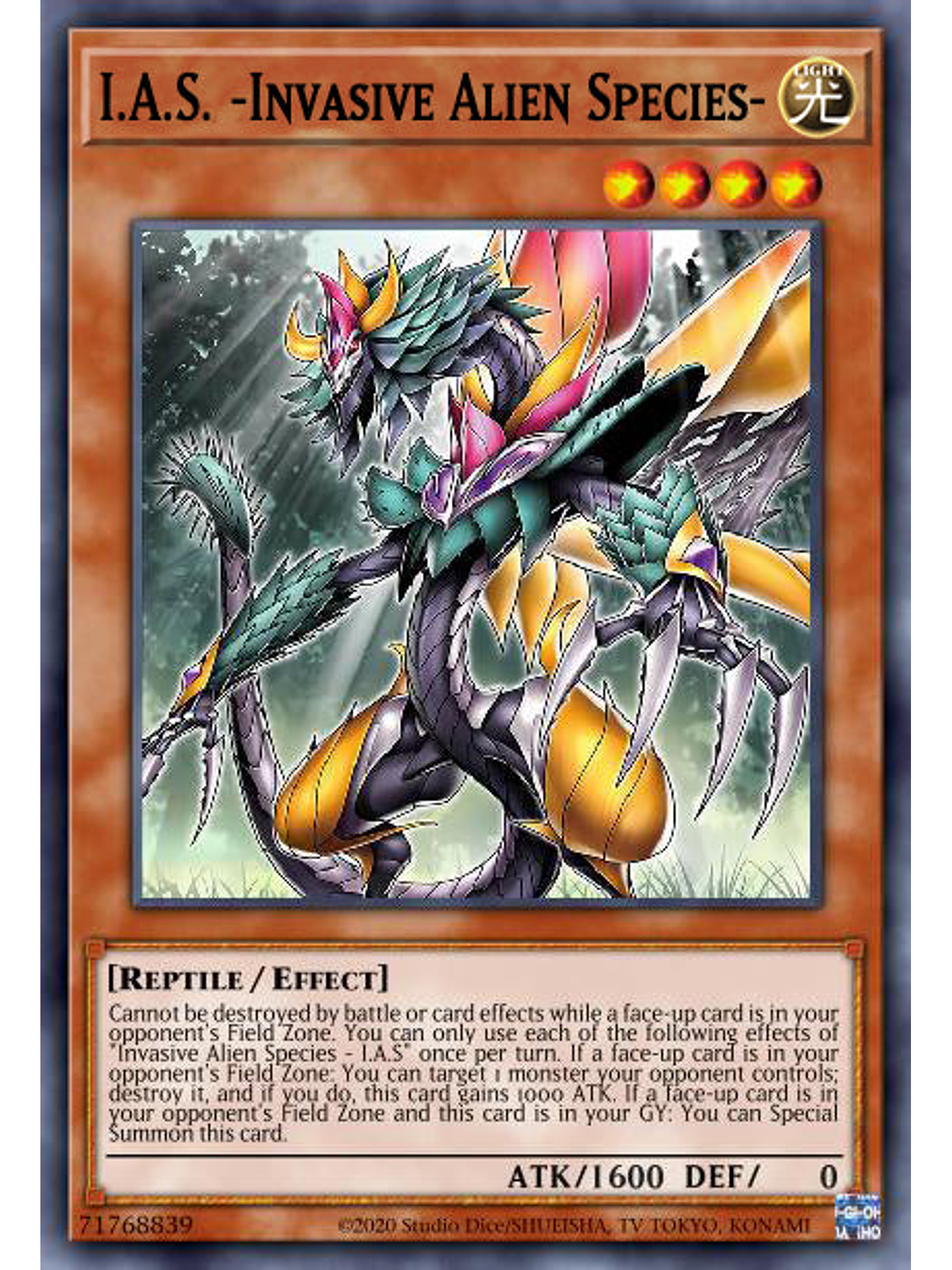 I.A.S. -Invasive Alien Species- - MP24-EN236 - Ultra Rare 1st Edition 1