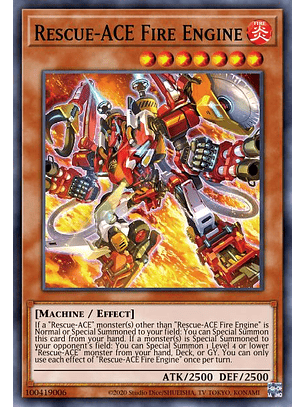 Rescue-ACE Fire Engine - MP24-EN281 - Ultra Rare 1st Edition