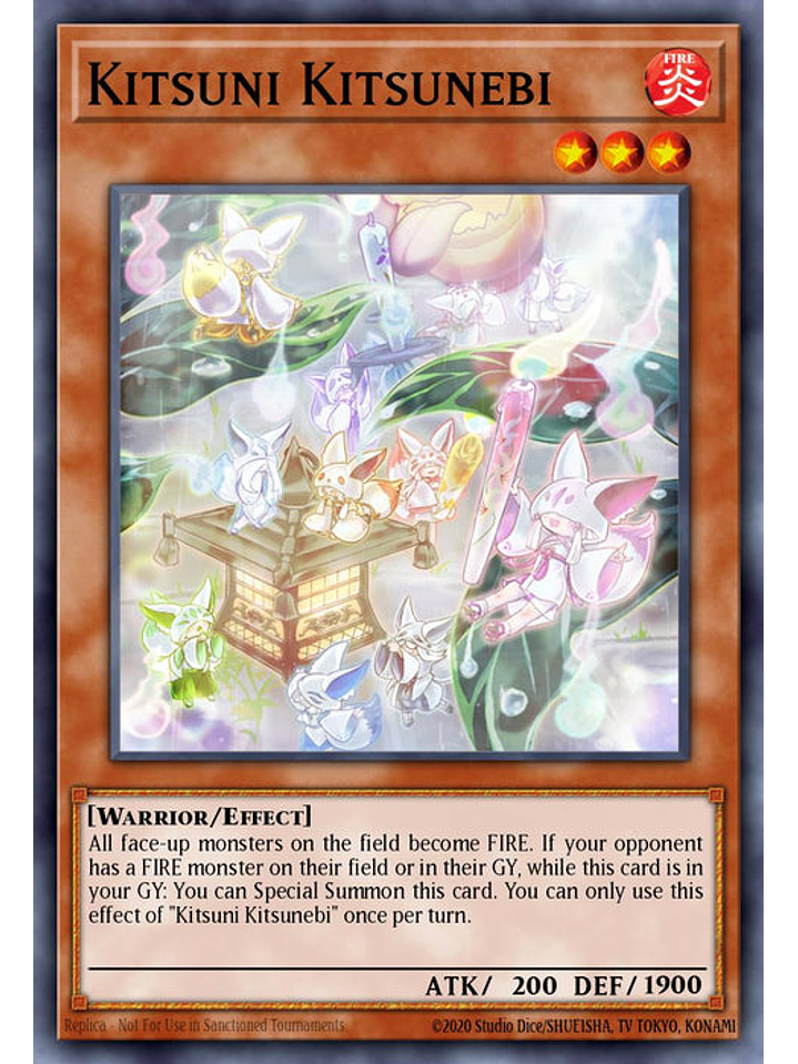 Kitsuni Kitsunebi - MP24-EN341 - Common 1st Edition 1