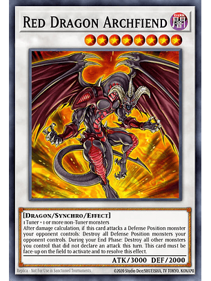 Red Dragon Archfiend - MP24-EN025 - Quarter Century Secret Rare 1st Edition