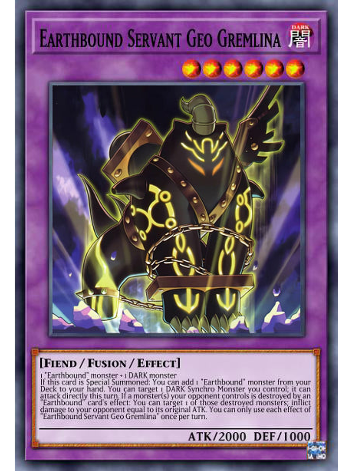 Earthbound Servant Geo Gremlina - MP24-EN238 - Ultra Rare 1st Edition 1