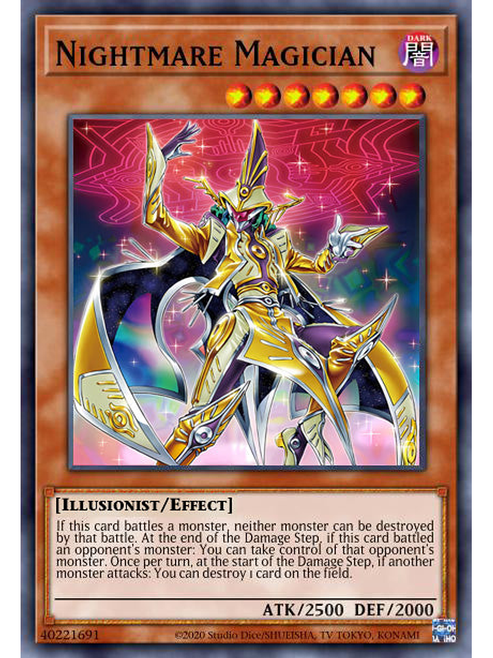Nightmare Magician - MP24-EN093 - Prismatic Secret Rare 1st Edition 1
