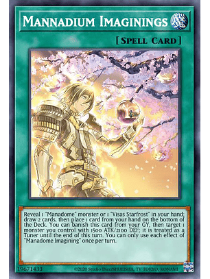 Mannadium Imaginings - MP24-EN196 - Ultra Rare 1st Edition