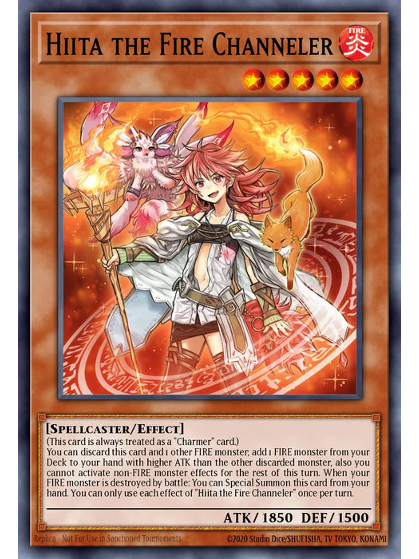 Hiita the Fire Channeler - MP24-EN094 - Prismatic Secret Rare 1st Edition 1