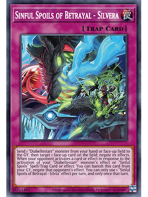 Sinful Spoils of Betrayal - Silvera - MP24-EN242 - Ultra Rare 1st Edition