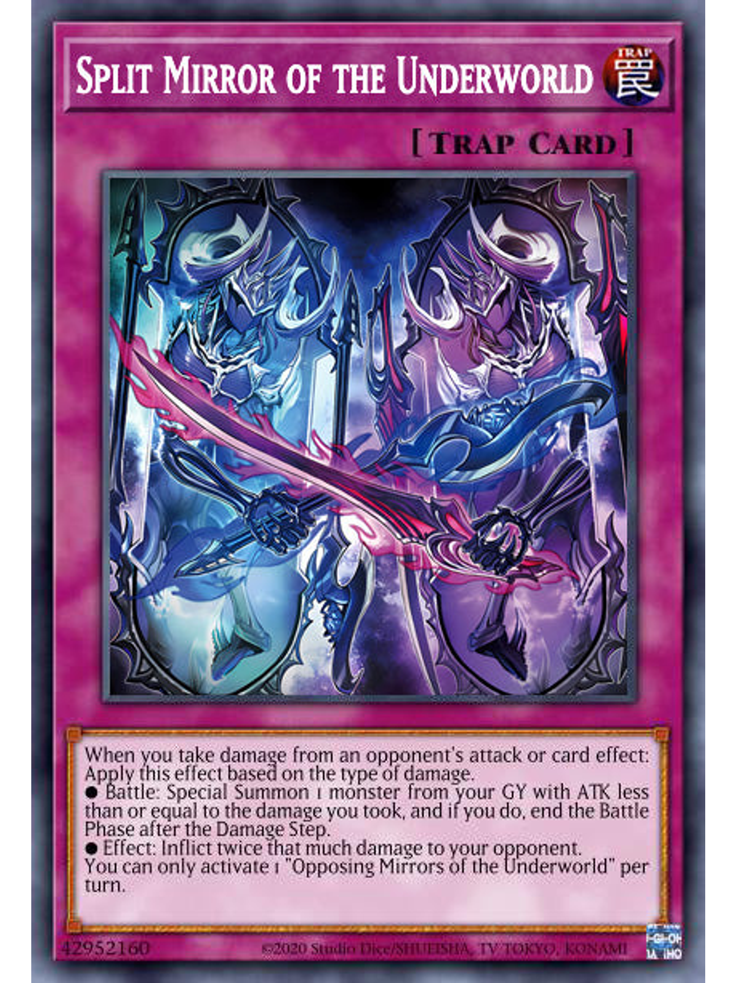 Split Mirror of the Underworld - MP24-EN386 - Common 1st Edition 1