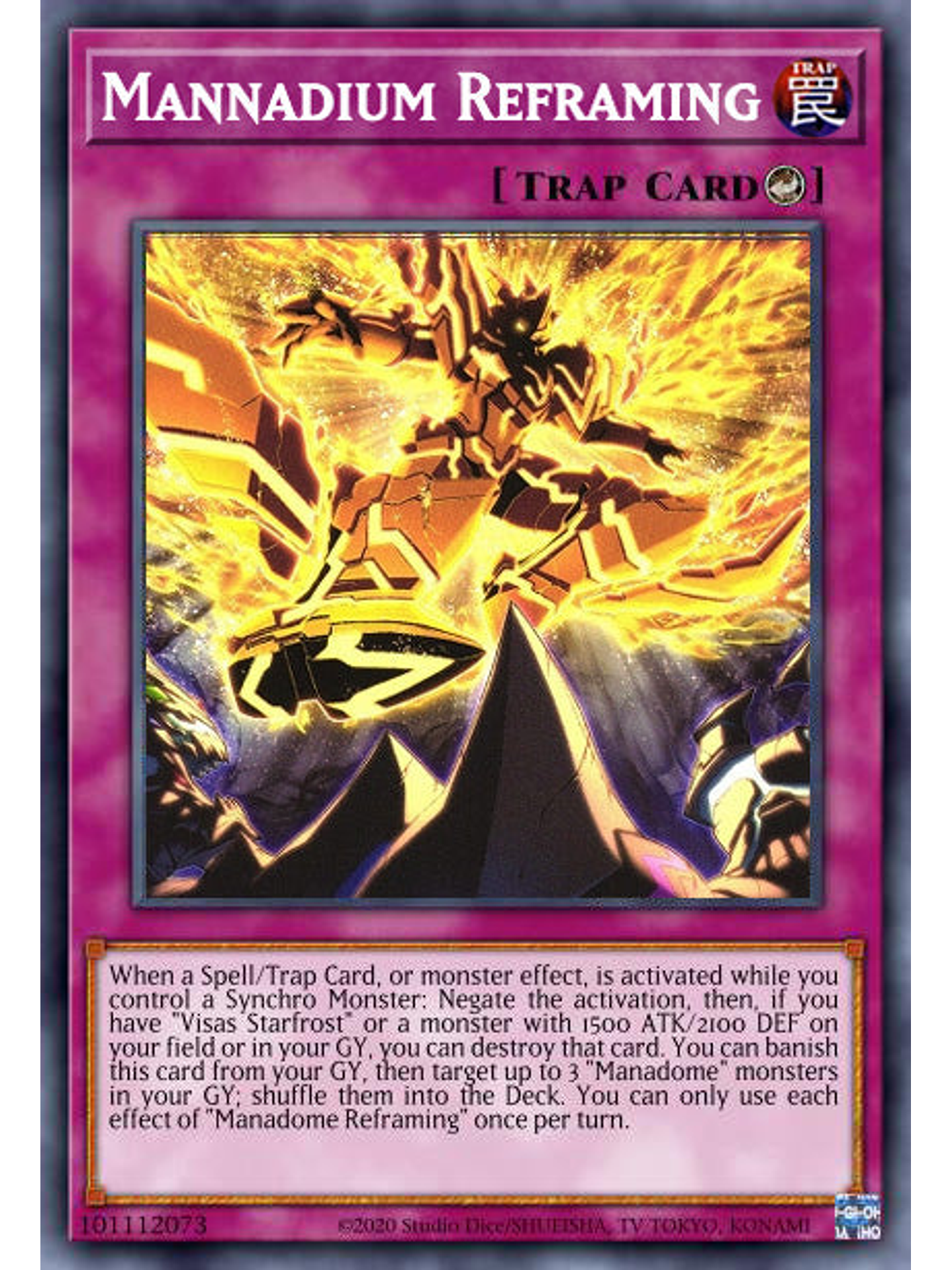 Mannadium Reframing - MP24-EN199 - Ultra Rare 1st Edition 1