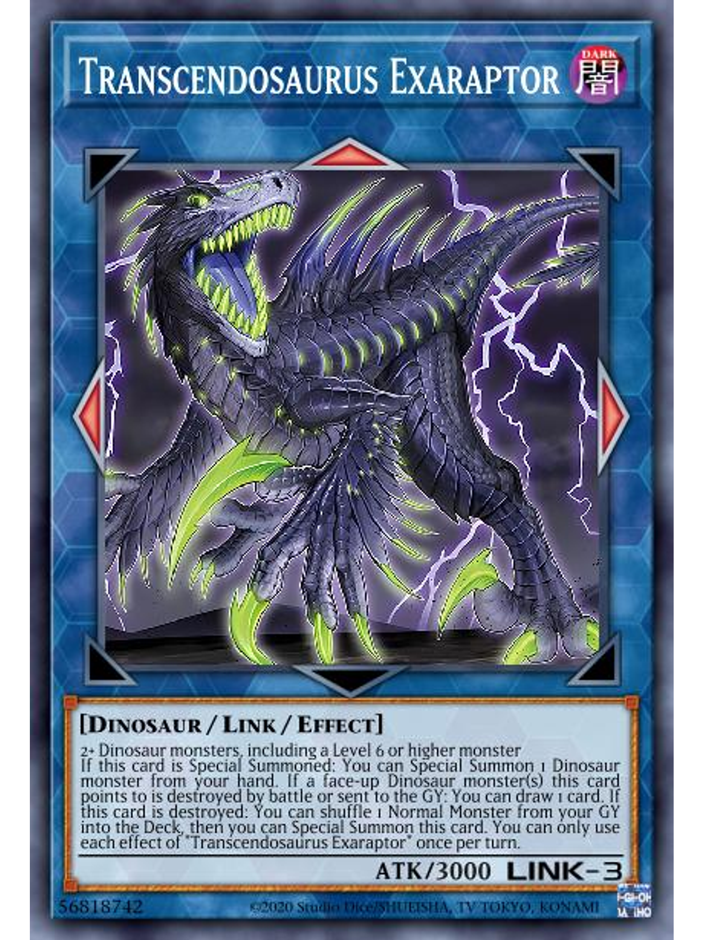 Transcendosaurus Exaraptor - MP24-EN391 - Common 1st Edition 1