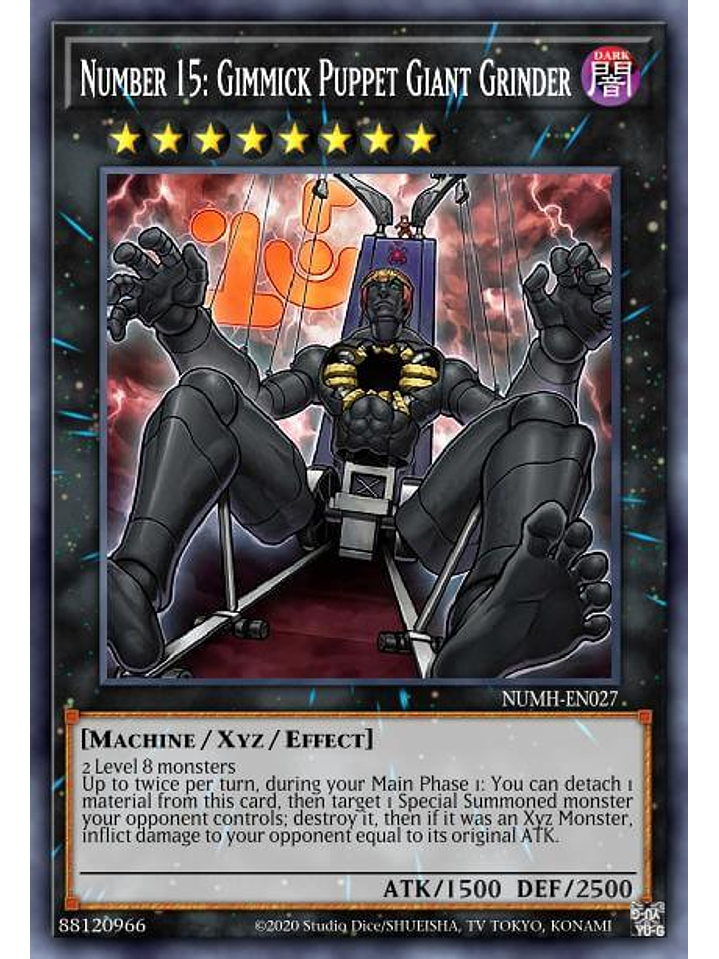 Number 15: Gimmick Puppet Giant Grinder - MP24-EN032 - Quarter Century Secret Rare 1st Edition 1