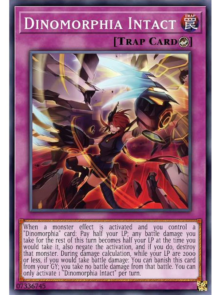 Dinomorphia Intact - MP24-EN200 - Ultra Rare 1st Edition 1