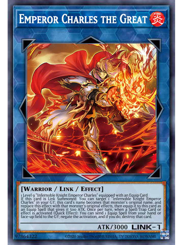 Emperor Charles the Great - MP24-EN100 - Prismatic Secret Rare 1st Edition 1