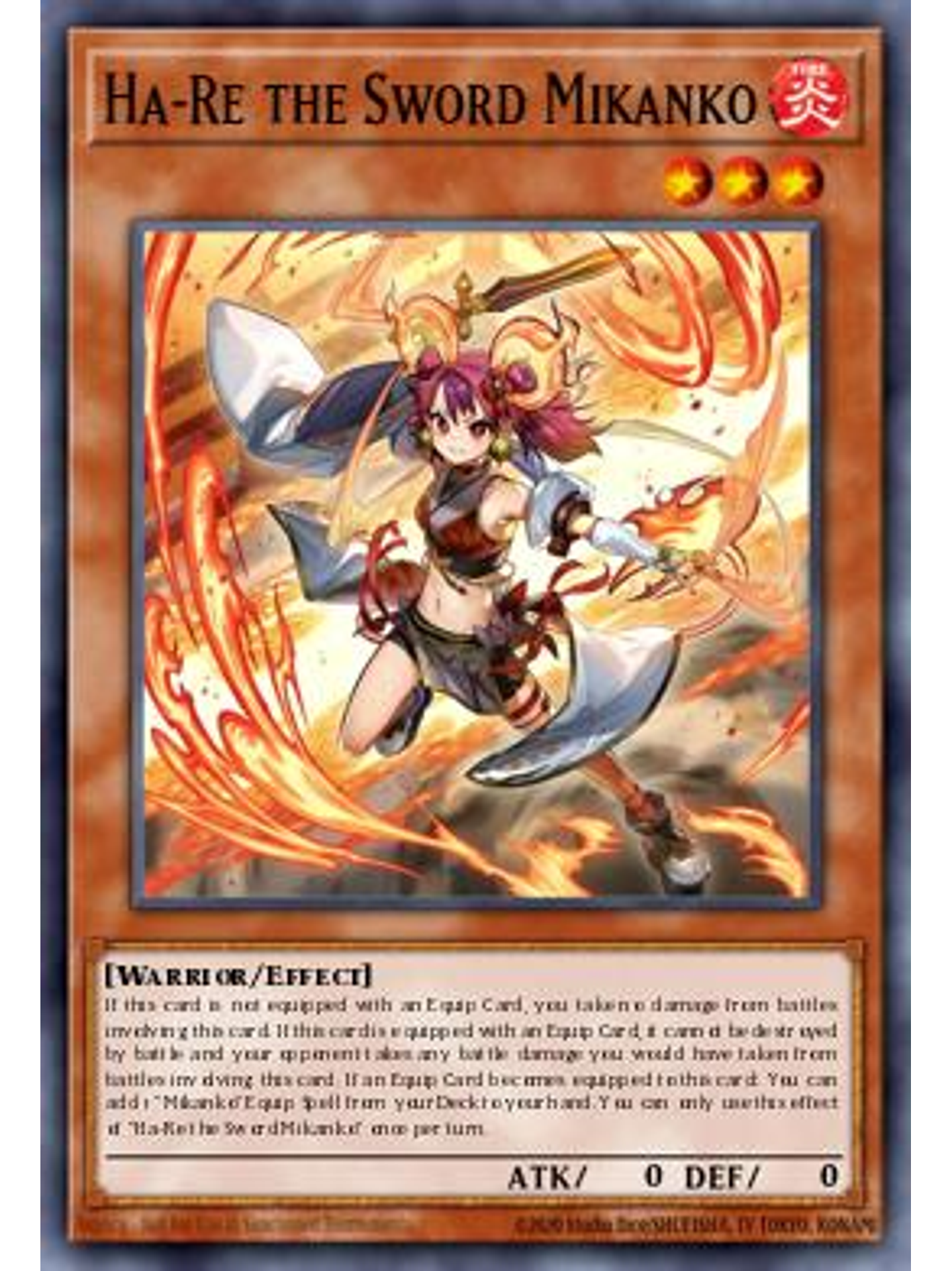 Ha-Re the Sword Mikanko - MP24-EN293 - Ultra Rare 1st Edition 1