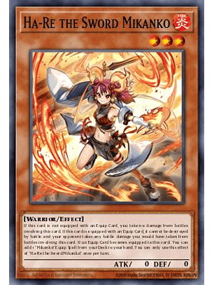 Ha-Re the Sword Mikanko - MP24-EN293 - Ultra Rare 1st Edition