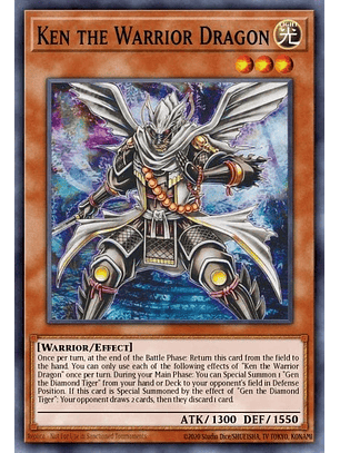 Ken the Warrior Dragon - MP24-EN246 - Ultra Rare 1st Edition