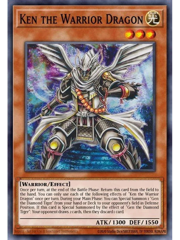 Ken the Warrior Dragon - MP24-EN246 - Ultra Rare 1st Edition 1