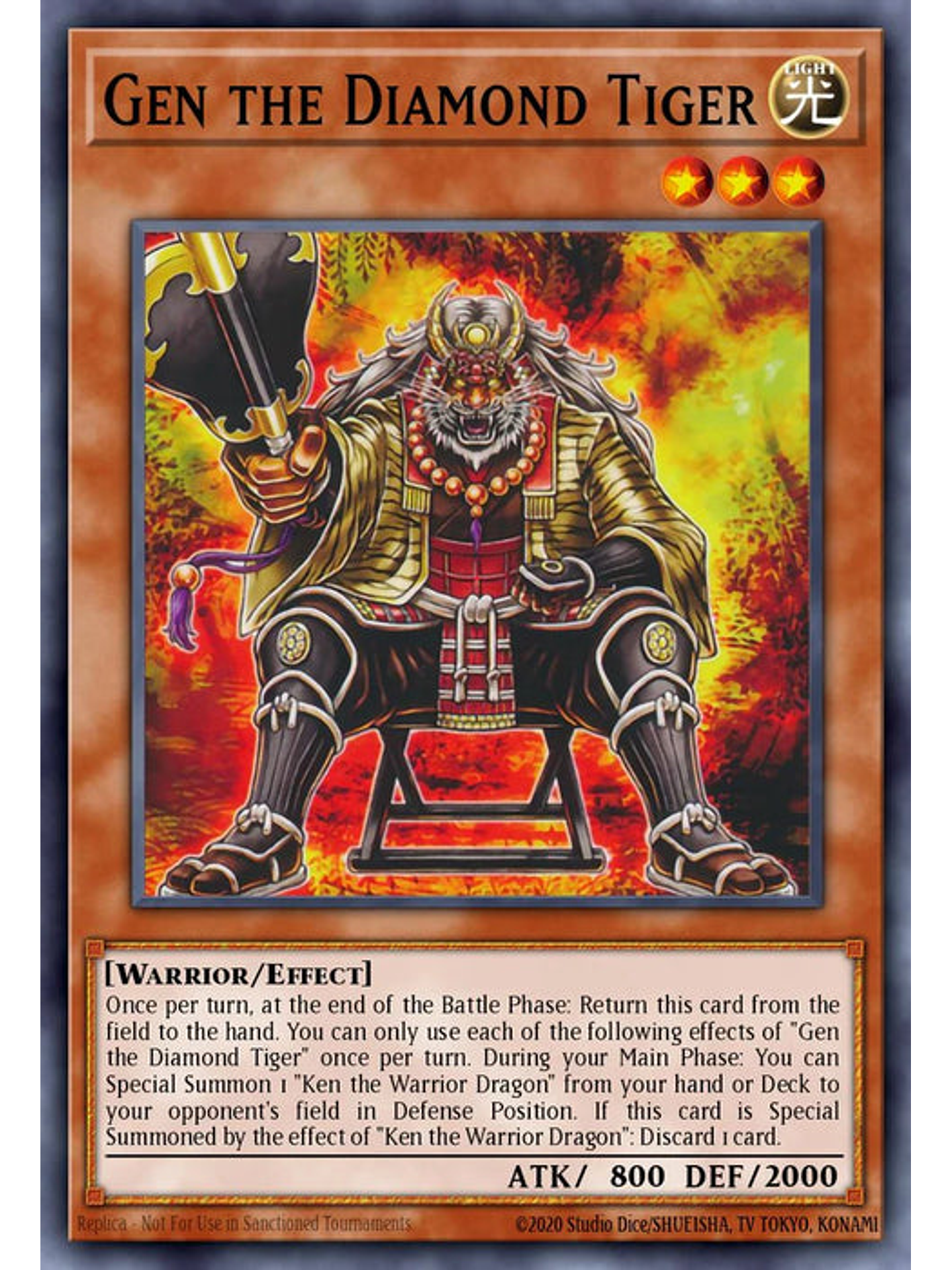 Gen the Diamond Tiger - MP24-EN247 - Ultra Rare 1st Edition 1