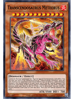 Transcendosaurus Meteorus - MP24-EN296 - Ultra Rare 1st Edition