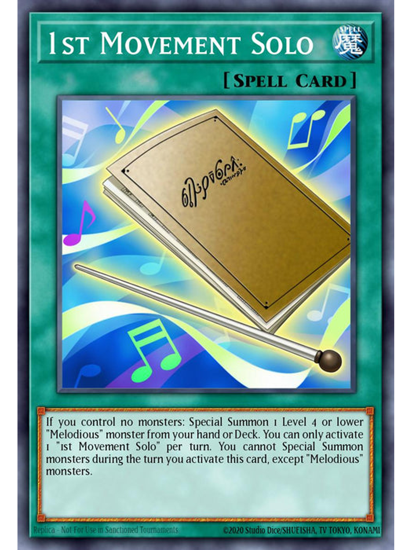 1st Movement Solo - MP24-EN038 - Quarter Century Secret Rare 1st Edition 1