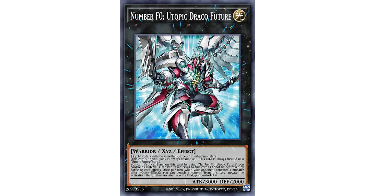 Thẻ Bài Yugioh Chính Hãng | Number F0: Utopic Draco Future | MP24