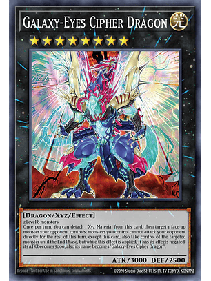 Galaxy-Eyes Cipher Dragon - MP24-EN044 - Quarter Century Secret Rare 1st Edition