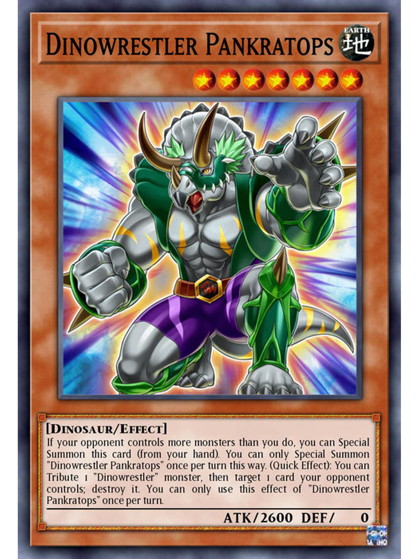 Dinowrestler Pankratops - MP24-EN047 - Quarter Century Secret Rare 1st Edition 1