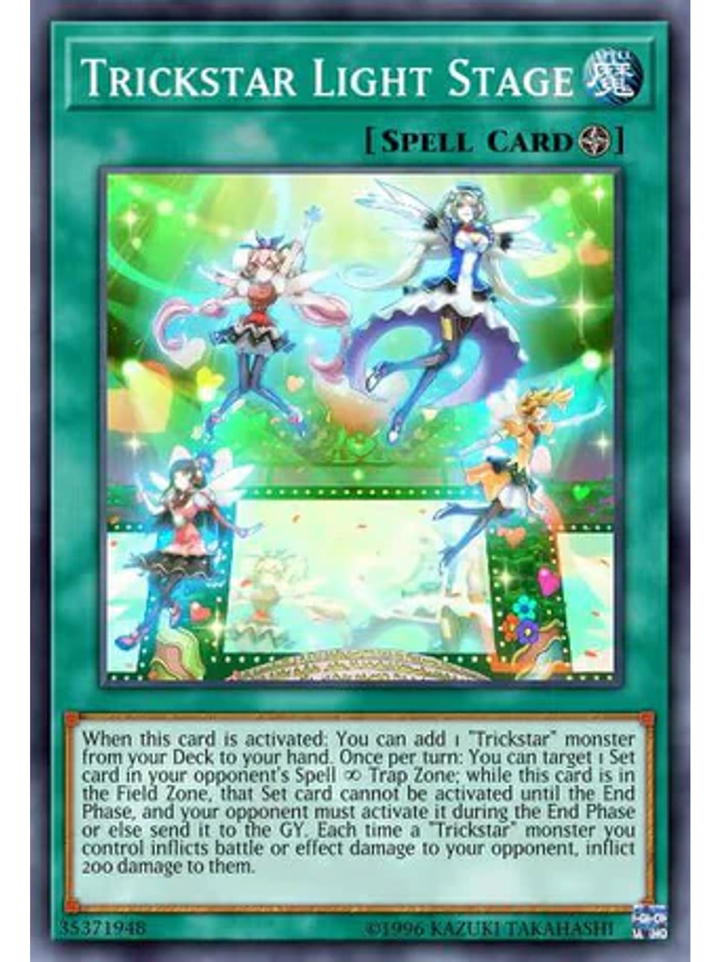 Trickstar Light Stage - MP24-EN046 - Quarter Century Secret Rare 1st Edition 1