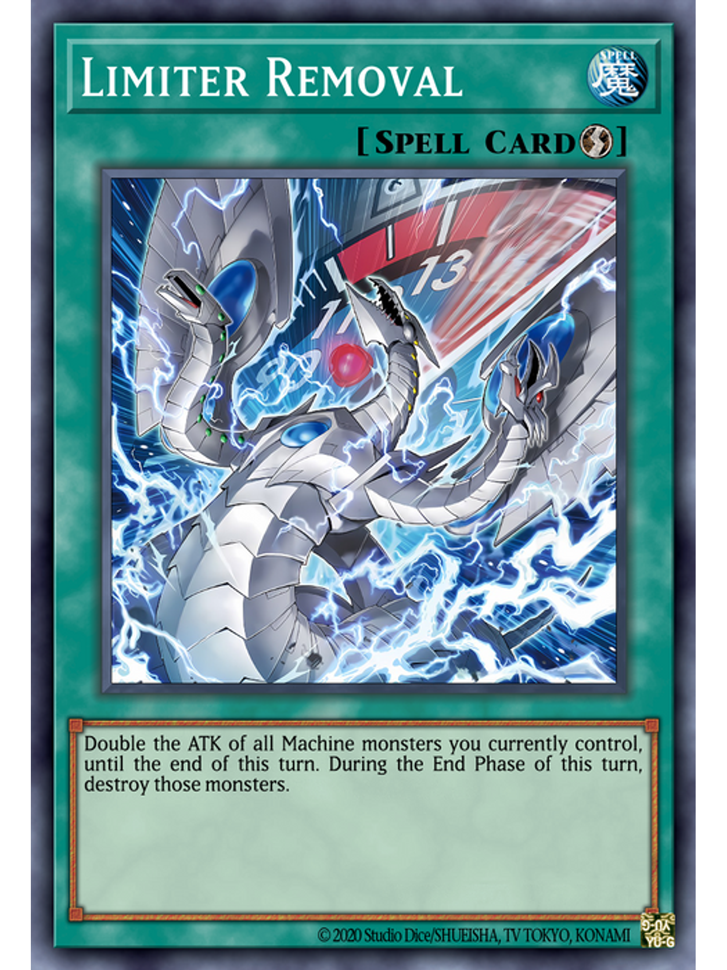 Limiter Removal (alternate art) - MP24-EN057 - Prismatic Secret Rare 1st Edition 1