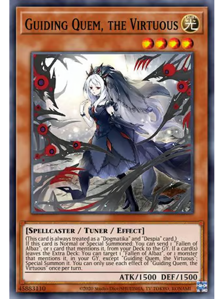 Guiding Quem, the Virtuous - MP24-EN078 - Prismatic Secret Rare 1st Edition 1