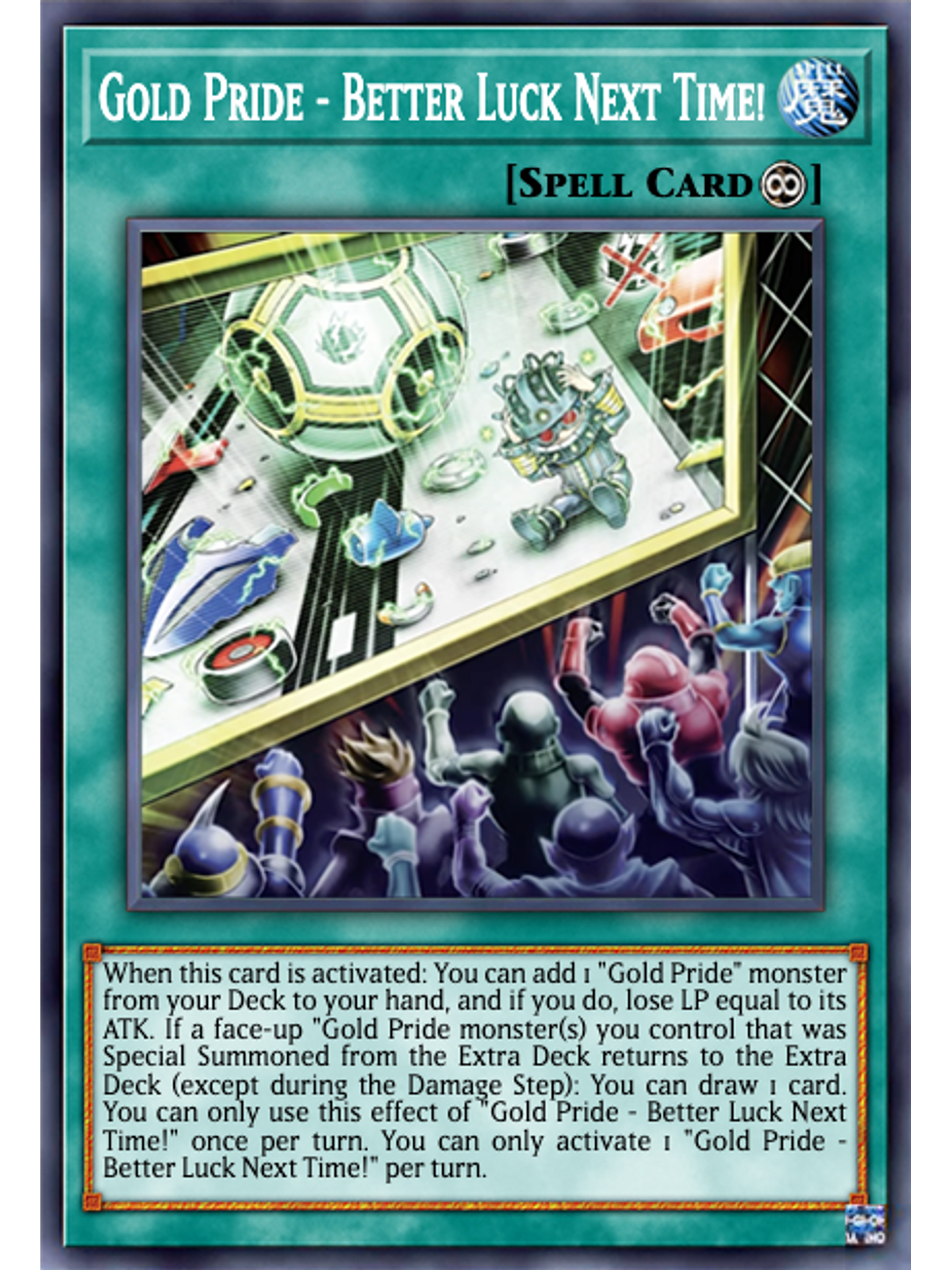 Gold Pride - Better Luck Next Time! - MP24-EN089 - Prismatic Secret Rare 1st Edition 1