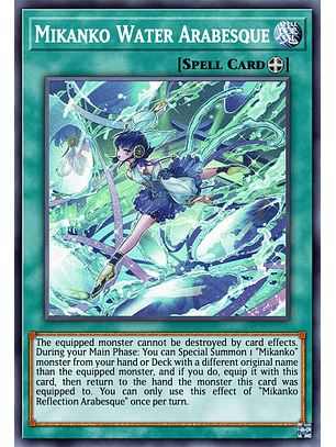 Mikanko Water Arabesque - MP24-EN136 - Prismatic Secret Rare 1st Edition
