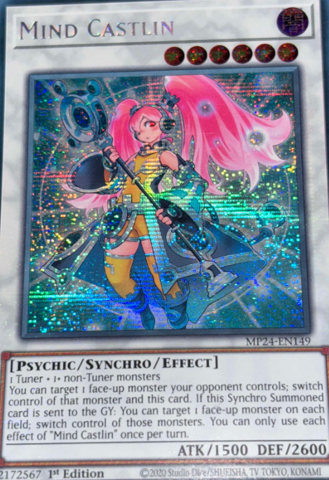 Mind Castlin - MP24-EN149 - Prismatic Secret Rare 1st Edition