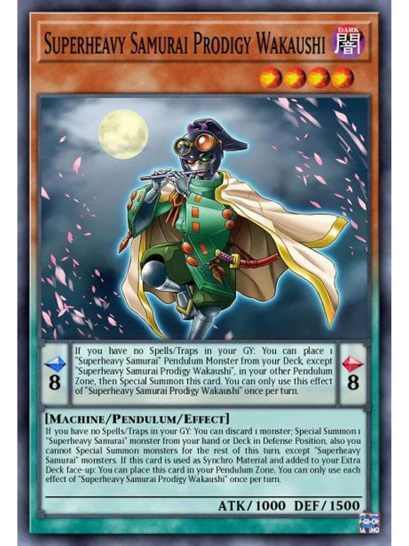 Superheavy Samurai Prodigy Wakaushi - MP24-EN076 - Prismatic Secret Rare 1st Edition 1