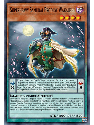 Superheavy Samurai Prodigy Wakaushi - MP24-EN076 - Prismatic Secret Rare 1st Edition