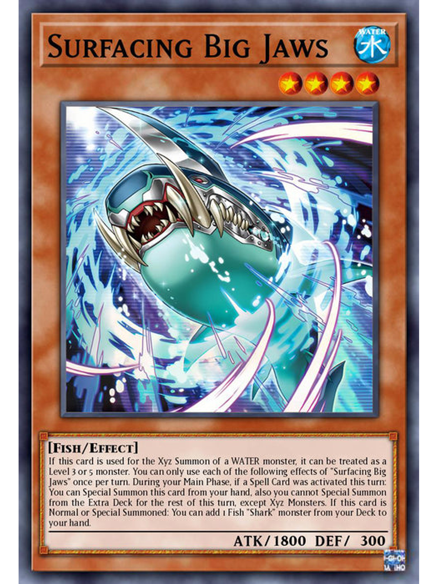 Surfacing Big Jaws - ROTA-EN001 - Ultra Rare 1st Edition 1