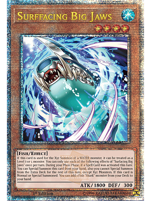 Surfacing Big Jaws - ROTA-EN001 - Quarter Century Secret Rare 1st Edition