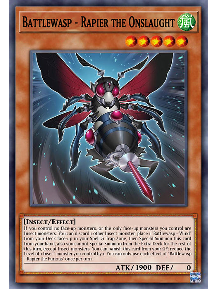 Battlewasp - Rapier the Onslaught - ROTA-EN009 - Common 1st Edition 1