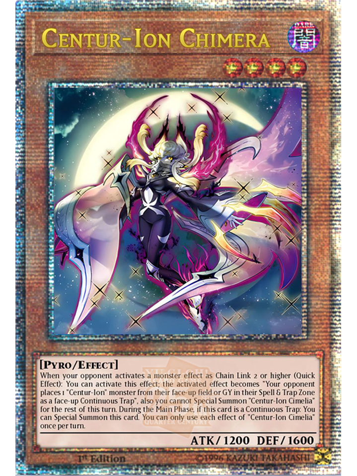 Centur-Ion Chimerea - ROTA-EN016 - Quarter Century Secret Rare 1st Edition 1
