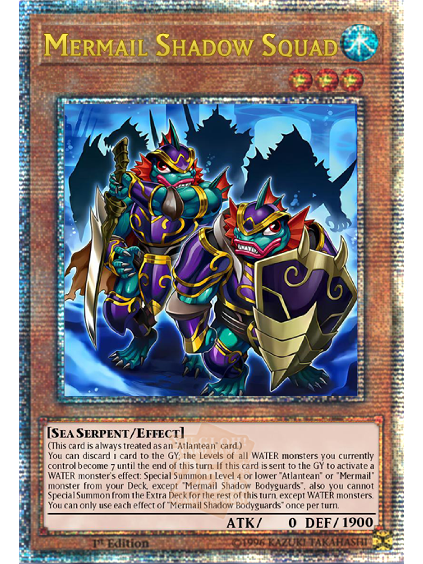 Mermail Shadow Squad - ROTA-EN018 - Quarter Century Secret Rare 1st Edition 1