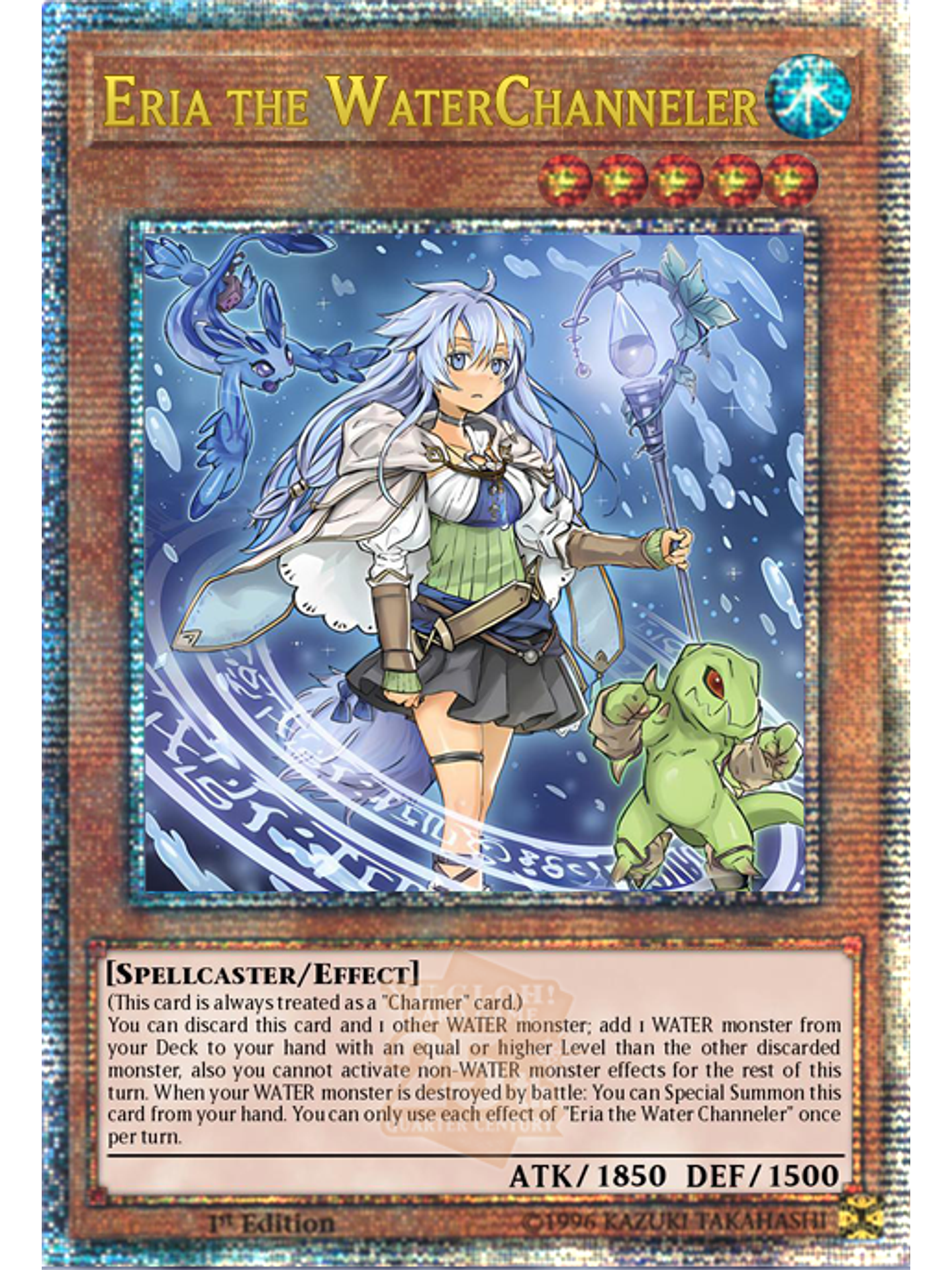 Eria the Water Channeler - ROTA-EN023 - Quarter Century Secret Rare 1st Edition 1