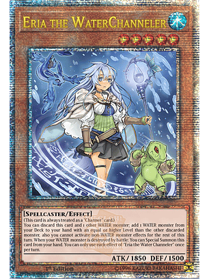 Eria the Water Channeler - ROTA-EN023 - Quarter Century Secret Rare 1st Edition